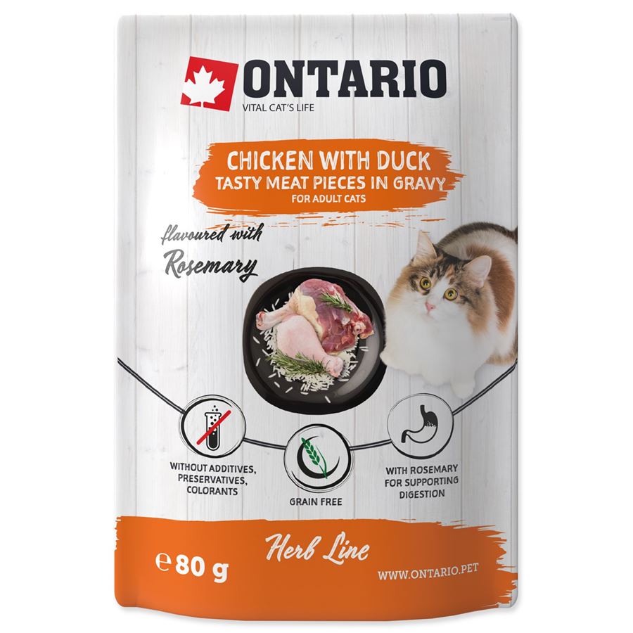 Ontario Cat Herb Chicken with Duck Rice and Rosemary 80 g