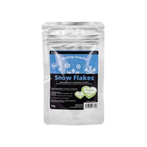 GlasGarten – Shrimp Snacks Snow Flakes Mangold + Špenát 30 g