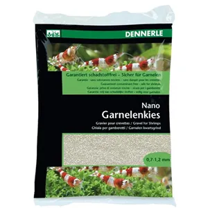 DENNERLE NANO GARNELENKIES, bílý písek 2kg