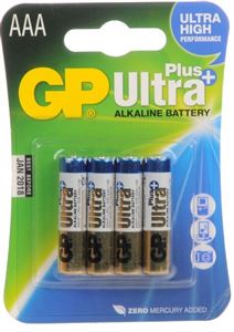 Baterie BP AAA Ultra Plus 1,5 V 4 Ks Baterie BP AAA Ultra Plus 1,5 V 4 Ks