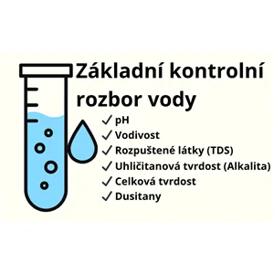 Test vody základní rozbor Test vody základní rozbor