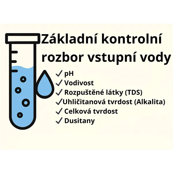 Test vody zakladni rozsah