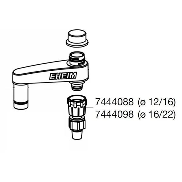 Eheim náhradní matka 16/22 pro instalační set