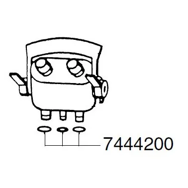 EHEIM TĚSNĚNÍ k adapteru 2226/28,27 ( 7444200 )