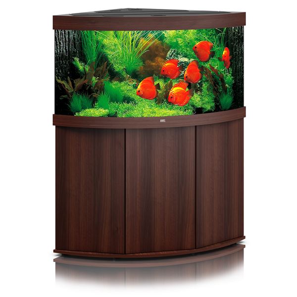 Akvárium Juwel Trigon 350 LED tmavě hnědé se skřínkou
