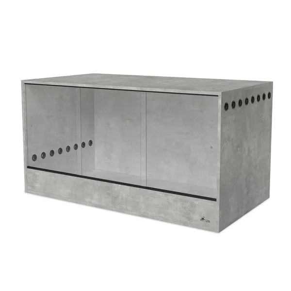 Diversa Dřevěné terárium 120 x 50 x 60 cm - Beton
