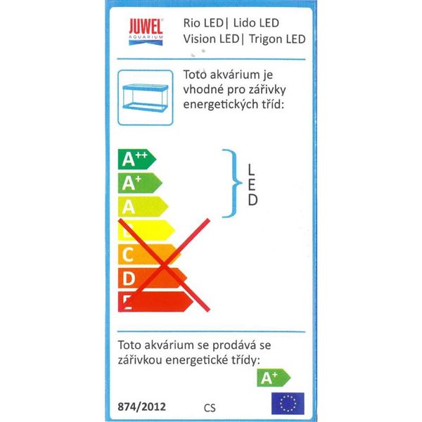 Akvárium Juwel Lido 120 LED bílé