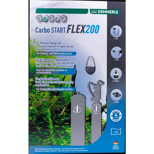 DENNERLE co2 set bez lahve Carbo START FLEX200