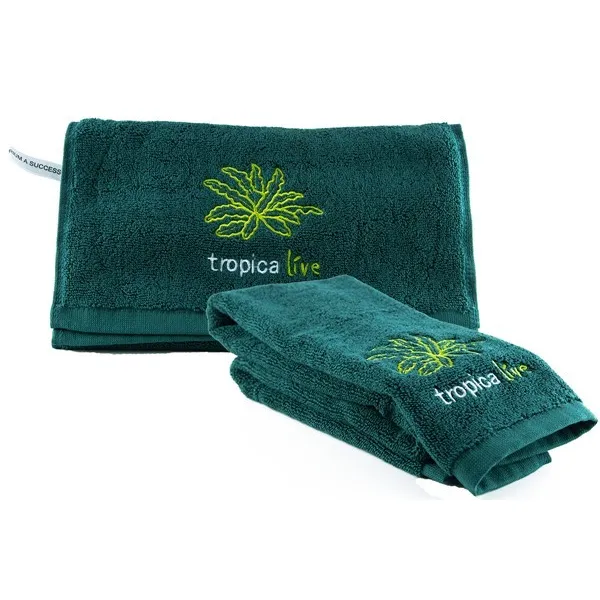 Tropica ručník zelený