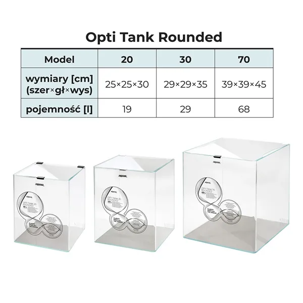 Akvárium AQUAEL Opti Tank Rounted 70