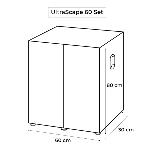 Skřínka AQUAEL pod akvária UltraScape 60 bílá