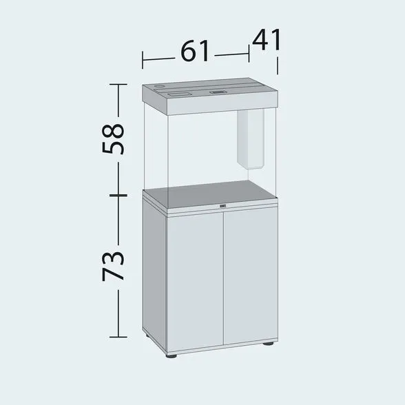 Akvárium Juwel Lido 120 černé