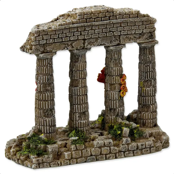Dekorace Zřícenina chrámu 11 cm