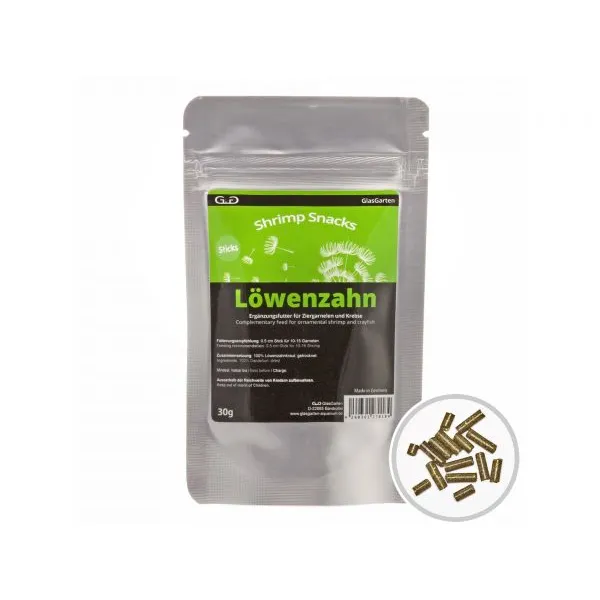 GlasGarten – Shrimp Snacks Pampeliška 30 g