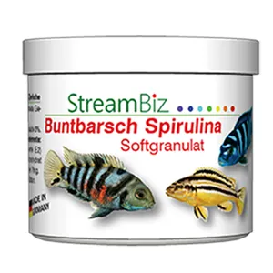 StreamBiz Cichlid Spirulina soft granulat 230 g StreamBiz Cichlid Spirulina soft granulat 230 g