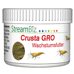 StreamBiz Crusta Gro pro rychlejší růst krevetek 40 g StreamBiz Crusta Gro pro rychlejší růst krevetek 40 g