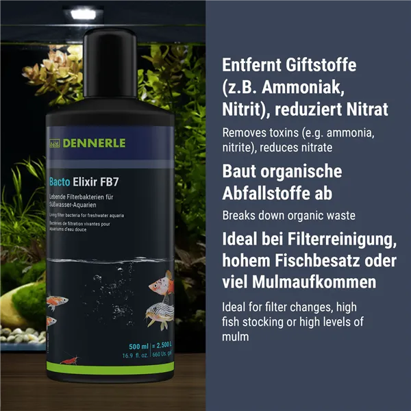 DENNERLE Bacto Elixier FB7 500ml - 2500 l