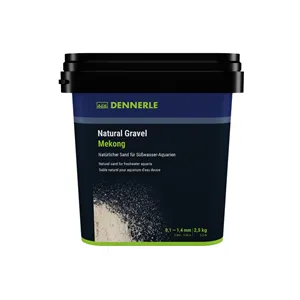 DENNERLE Přírodní štěrk Mekong 0,1-1,4 mm 2,5 kg DENNERLE Přírodní štěrk Mekong 0,1-1,4 mm 2,5 kg
