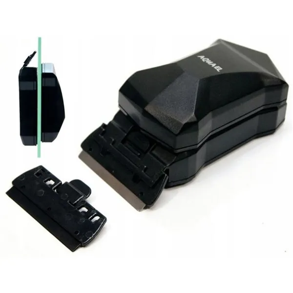 Aquael magnetický čistič S 2v1 pro sklo do 6mm