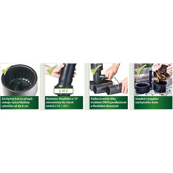 Heissner Skimmer jezírkový stojící do 40m2