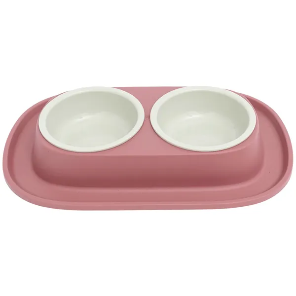 Miska Comfy Smart Clean 230+230 ml Pink