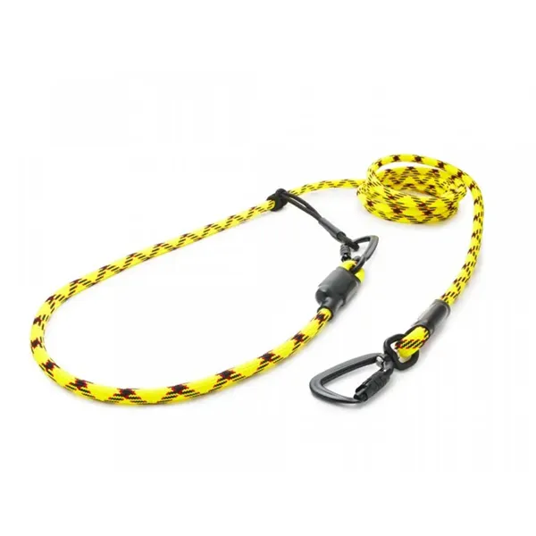 Tamer lanové vodítko Easy Long Twist - velký pes, mix barev, 3 m - červené, modré, žluté s prošitím