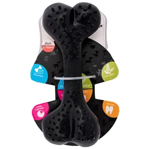 Comfy hračka zubní kost licorice 16,5 cm černá Comfy hračka zubní kost licorice 16,5 cm černá