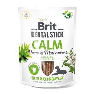 Brit Dental Stick Calm with Hemp & Motherwort 7 pcs 251 g Brit Dental Stick Calm with Hemp & Motherwort 7 pcs 251 g