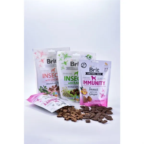 Brit Care Dog Crunchy Cracker Insects with Salmon enriched with Thyme 200 g 