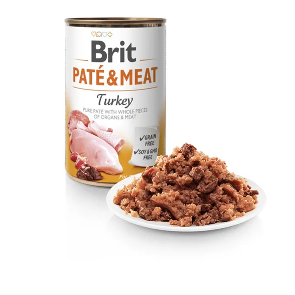 Brit Paté & Meat Dog Turkey 400 g