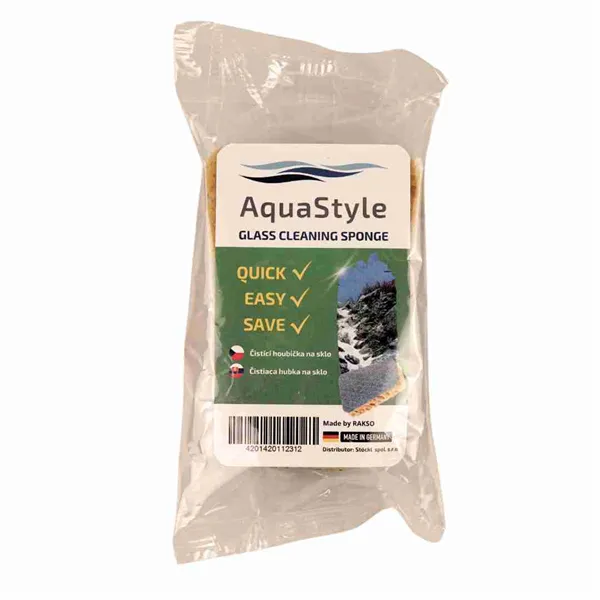 Aqua Style Čistiaca hubka na sklo s nerezovou vatou