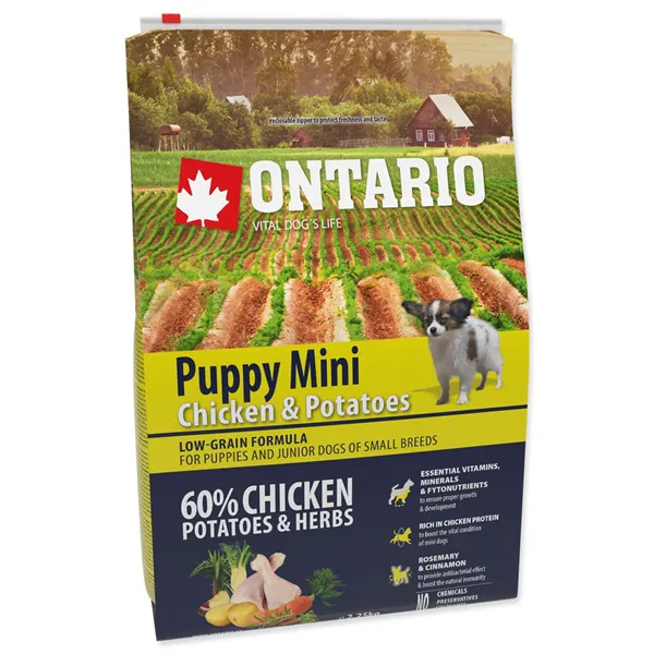 Ontario Puppy Mini Chicken & Potatoes 2,25 kg