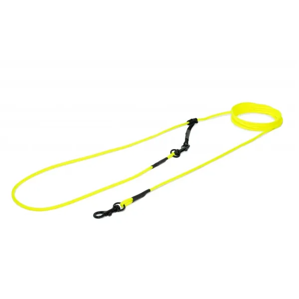 Tamer lanové vodítko Easy Long - Slim, neon žluté, 2,5 m