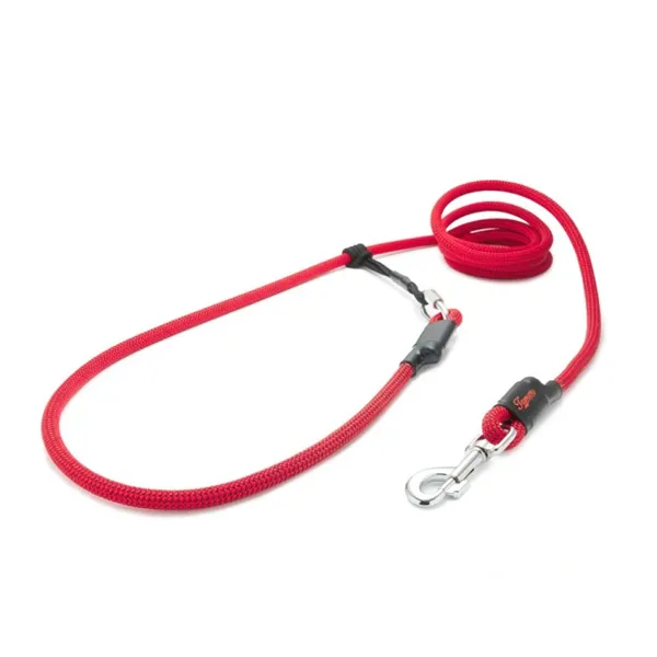 Tamer lanové vodítko Easy Long - velký pes, červené s černým prošitím, 3 m