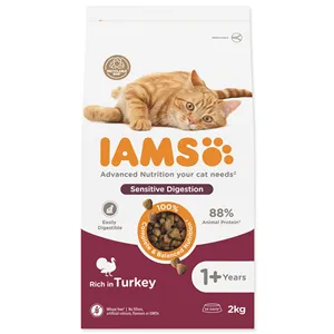 Iams Cat Adult Sensitive Digestion Turkey 2 kg Iams Cat Adult Sensitive Digestion Turkey 2 kg