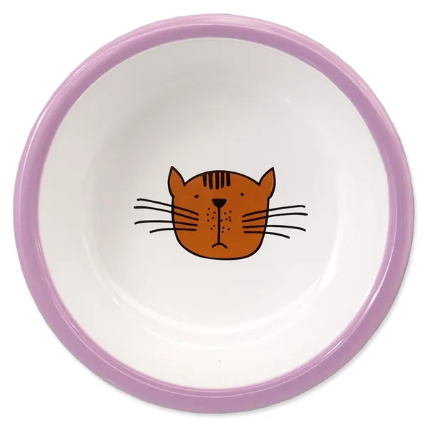 Magic Cat Miska keramická kočicí tlapka fialová 13 x 5 cm 330 ml