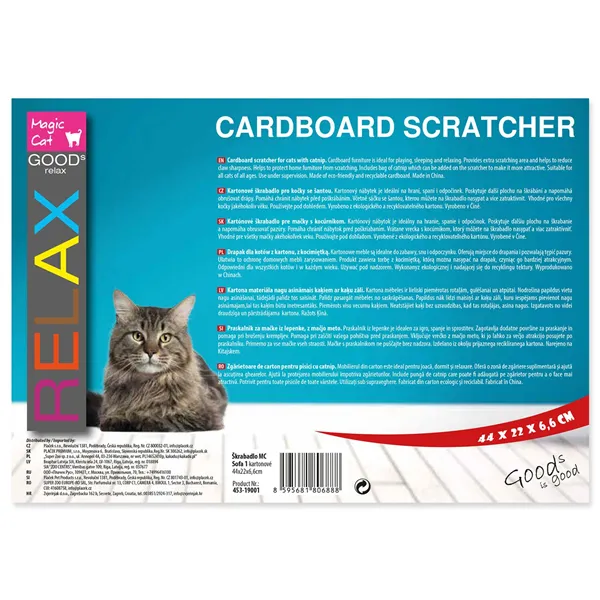 Magic Cat Sofa 1 kartonové škrabadlo 44 cm