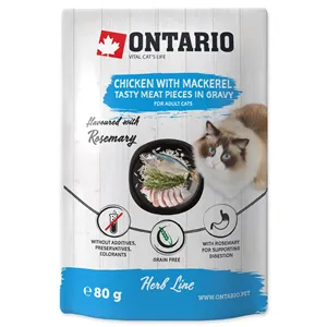 Ontario Cat Herb Chicken with Mackerel Rice and Rosemary 80 g / exp. 8.2.26