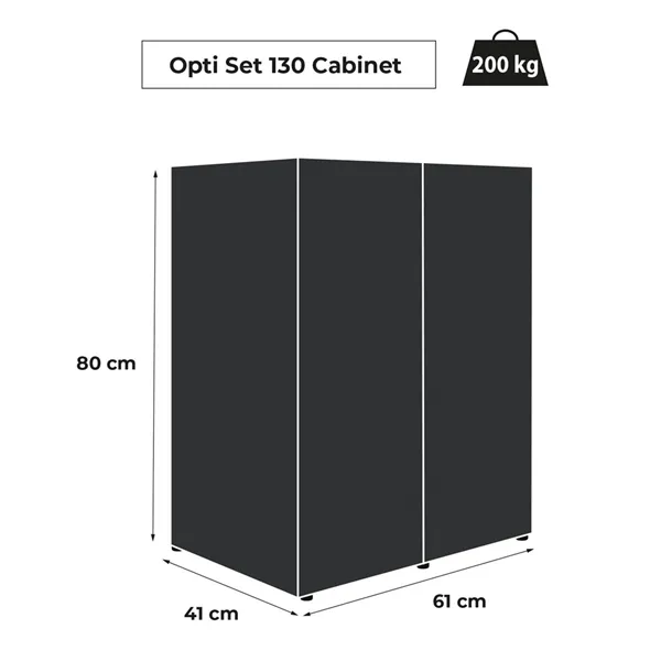 Skřínka AQUAEL pod akvária Opti Set 130 černá