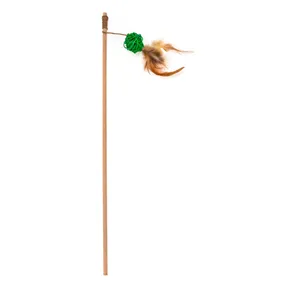 Ecomfy Hračka Gaia Rybí prut 50 cm - oranžová, žlutá Ecomfy Hračka Gaia Rybí prut 50 cm - oranžová, žlutá