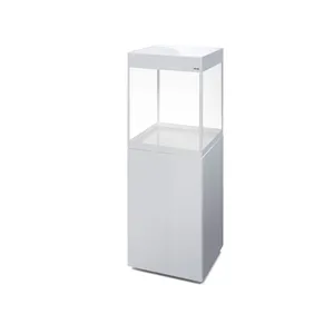 Akvárium set AQUAEL GLOSSY CUBE Day&Night bílé 135L