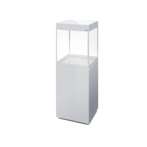 Akvárium set AQUAEL GLOSSY CUBE Day&Night bílé 135L