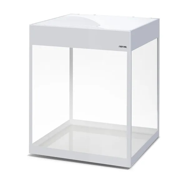 Akvárium set AQUAEL GLOSSY CUBE Day&Night bílé 135L