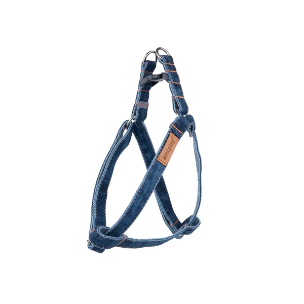 Amiplay Postroj Denim L 40-75x 2cm - námořnická