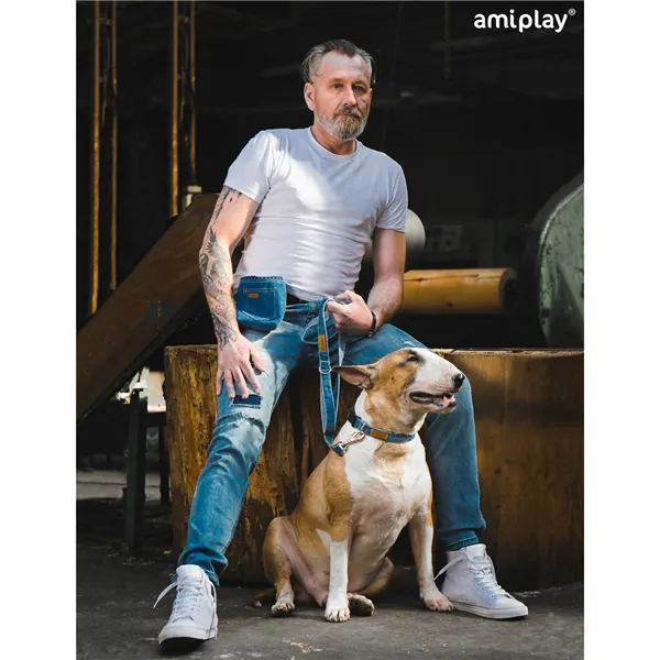 Amiplay Obojek Denim M 25 - 40 x 1,5 cm Námořnická
