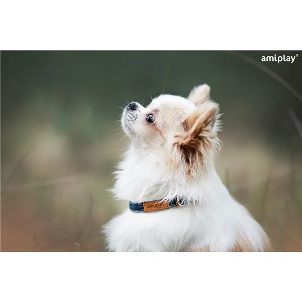 Amiplay Obojek Denim S 20 - 35 x 1 cm Námořnická