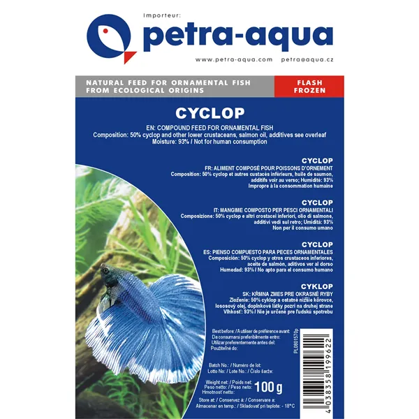 Petra-Aqua Mražený Cyklop 100g - BLISTR