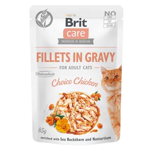 Brit Care Cat Fillets in Gravy Choice Chicken 85 g Brit Care Cat Fillets in Gravy Choice Chicken 85 g