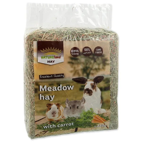 Nature Land Hay Seno s mrkví 0,65 kg