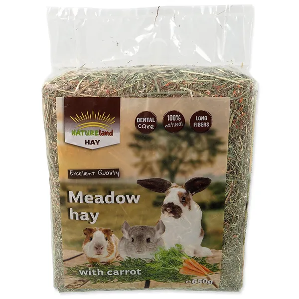 Nature Land Hay Seno s mrkví 0,65 kg